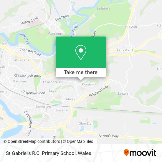 St Gabriel's R.C. Primary School map