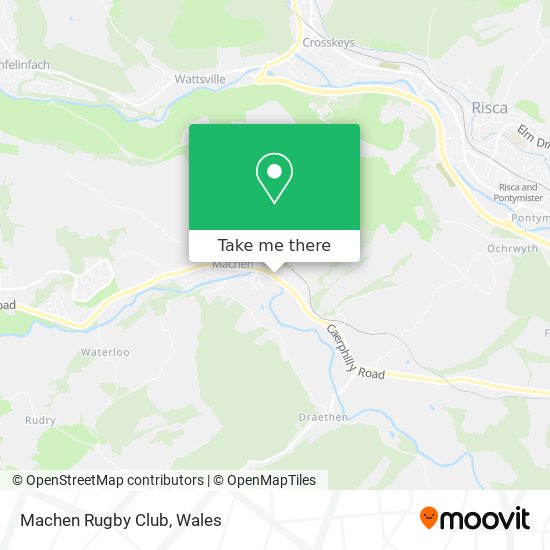 Machen Rugby Club map