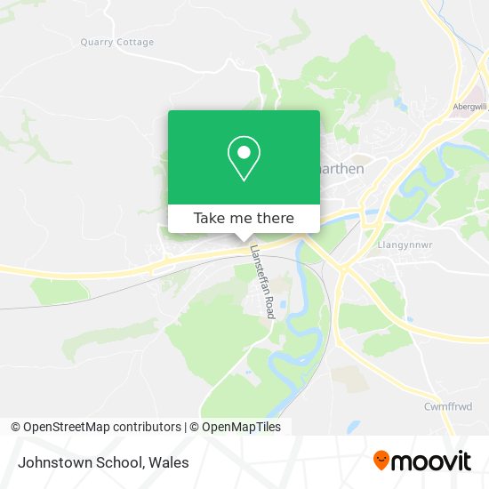 Johnstown School map
