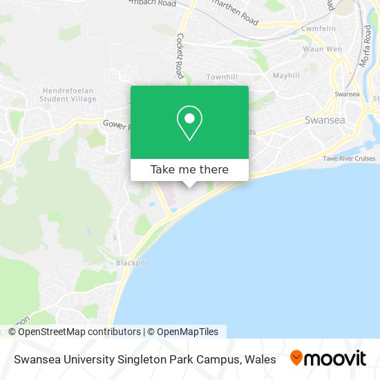 swansea university map
