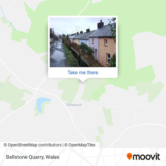 Bellstone Quarry map