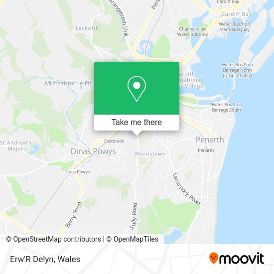 Erw'R Delyn map