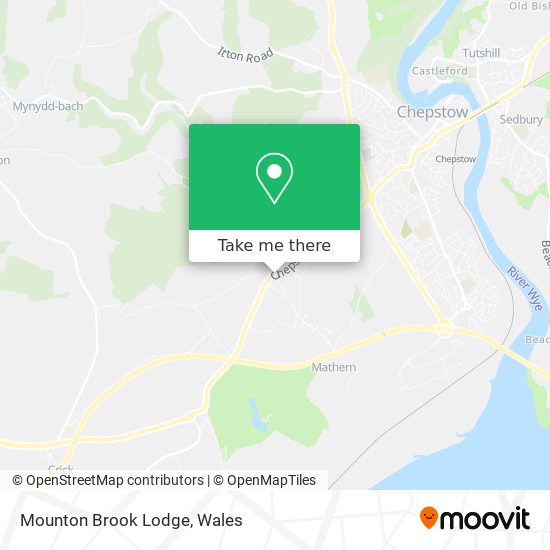 Mounton Brook Lodge map
