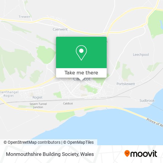 Monmouthshire Building Society map