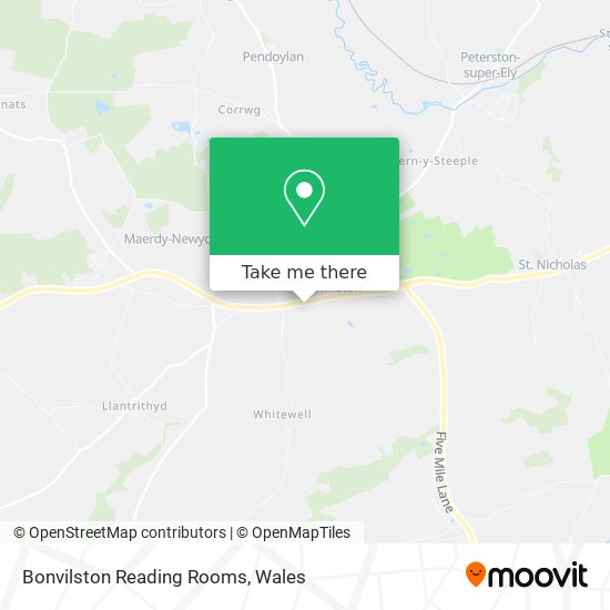 Bonvilston Reading Rooms map