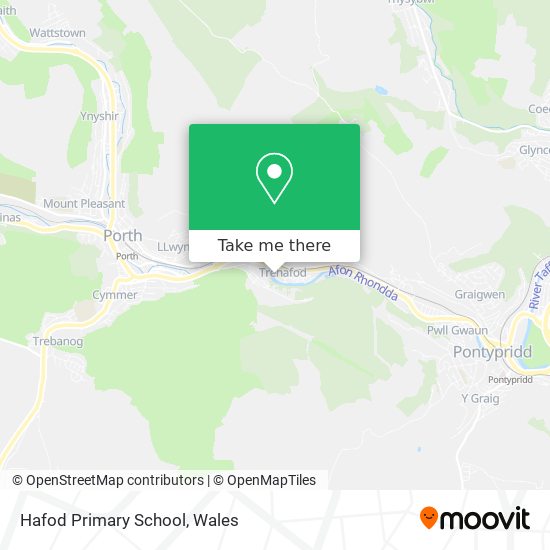 Hafod Primary School map