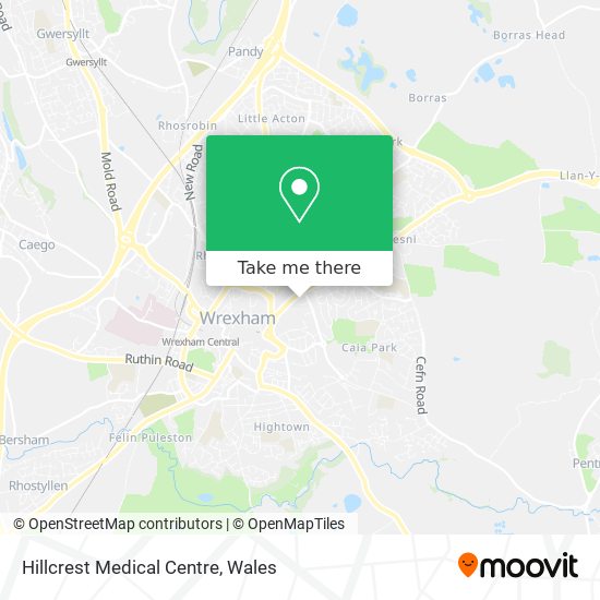 Hillcrest Medical Centre map