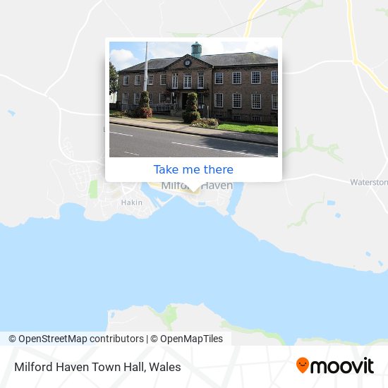 Milford Haven Town Hall map