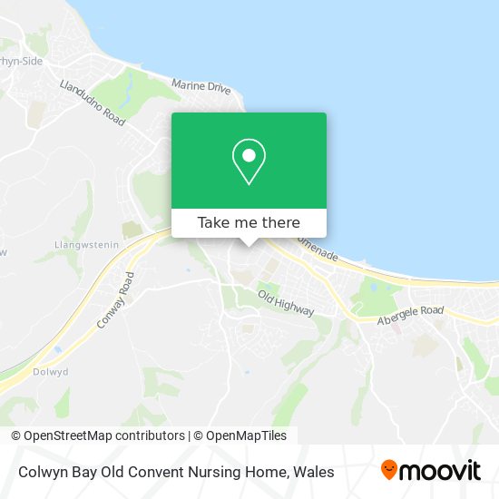 Colwyn Bay Old Convent Nursing Home map