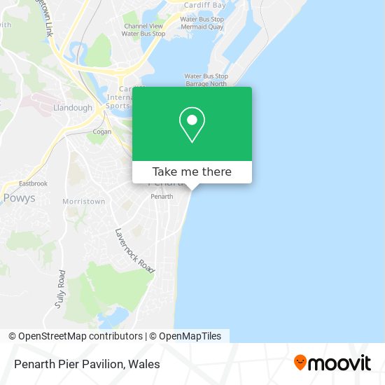 Penarth Pier Pavilion map