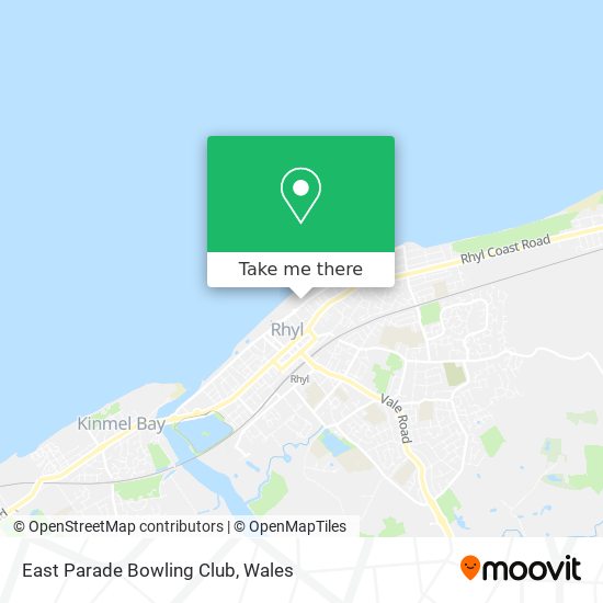 East Parade Bowling Club map