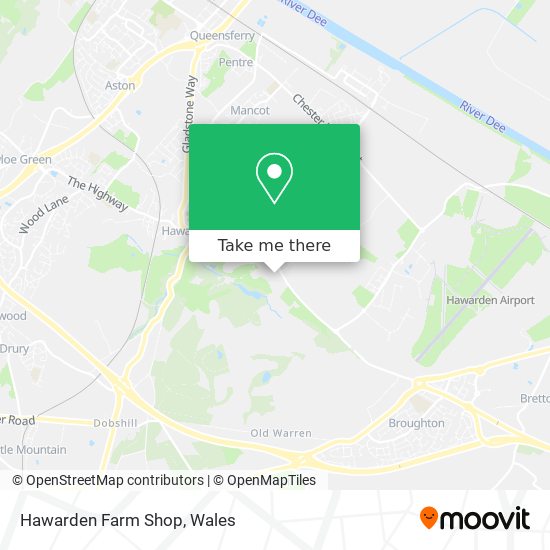 Hawarden Farm Shop map