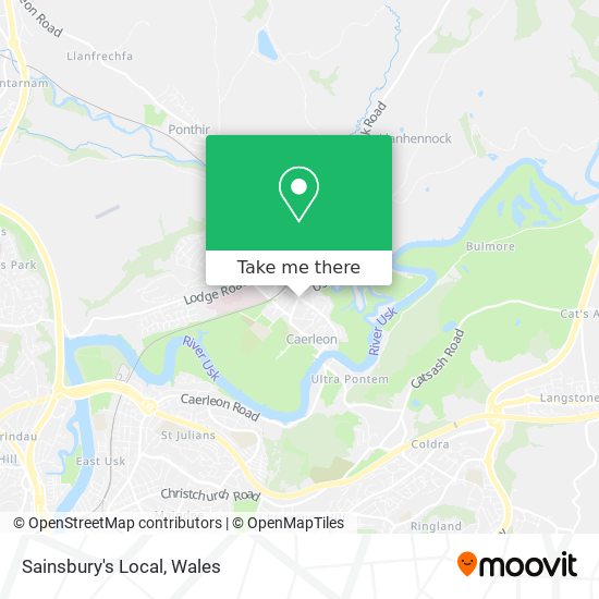 Sainsbury's Local map
