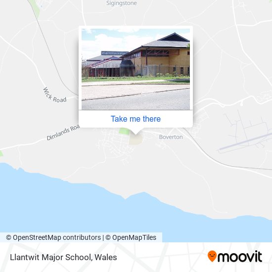 Llantwit Major School map