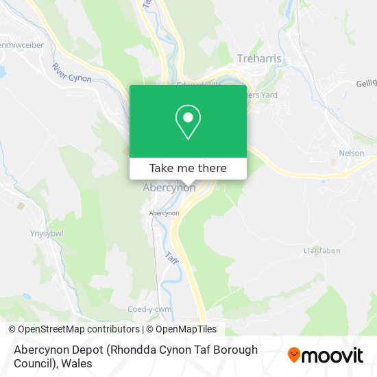 Abercynon Depot (Rhondda Cynon Taf Borough Council) map