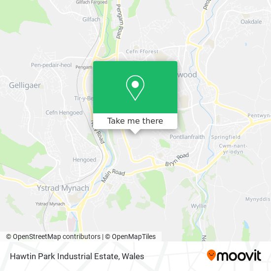Hawtin Park Industrial Estate map