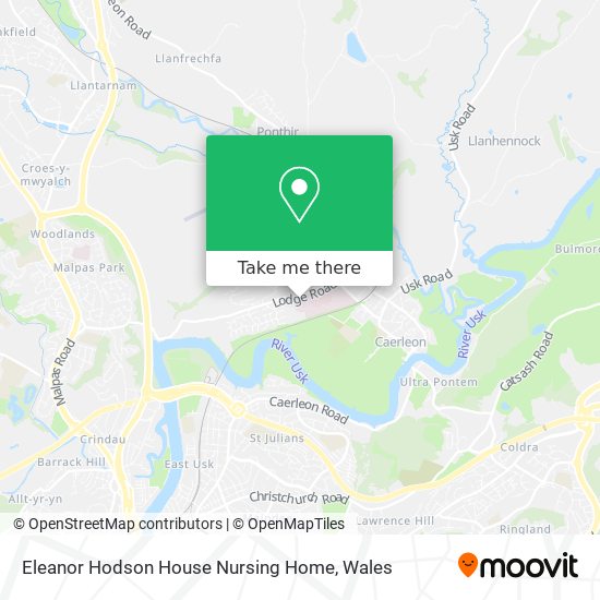 Eleanor Hodson House Nursing Home map