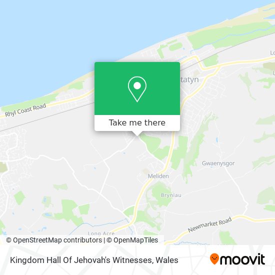 Kingdom Hall Of Jehovah's Witnesses map