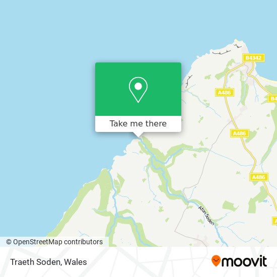 Traeth Soden map