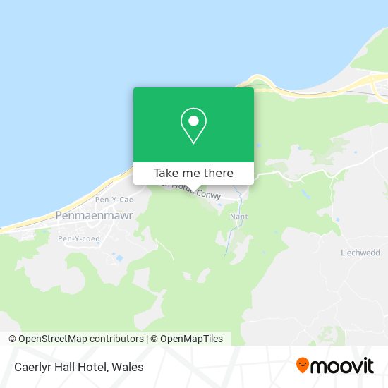 Caerlyr Hall Hotel map