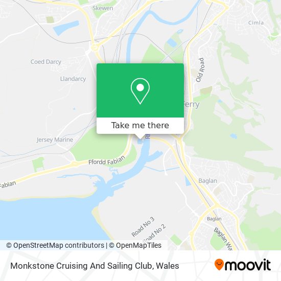 Monkstone Cruising And Sailing Club map