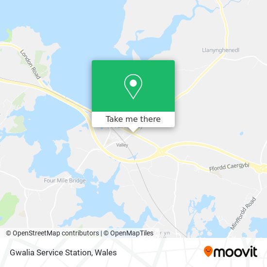 Gwalia Service Station map