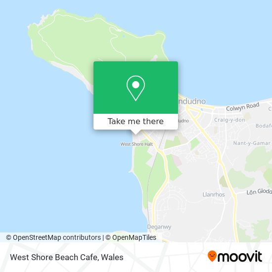 West Shore Beach Cafe map