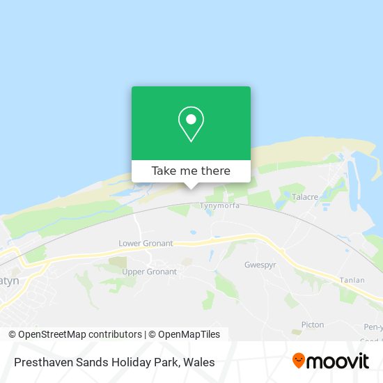 Presthaven Sands Holiday Park map