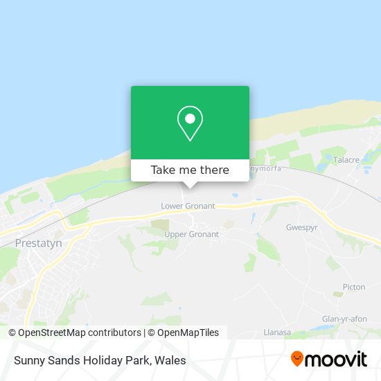 Sunny Sands Holiday Park map
