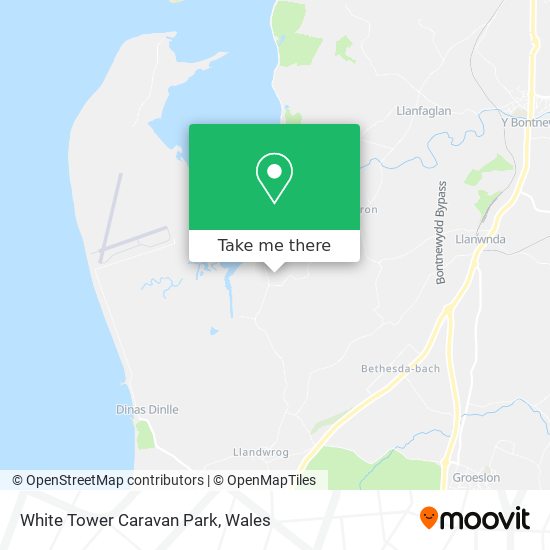 White Tower Caravan Park map