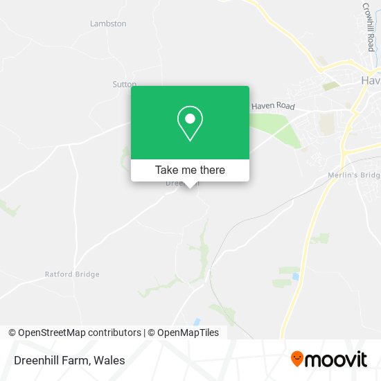 Dreenhill Farm map