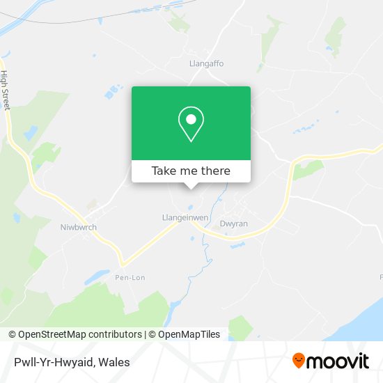 Pwll-Yr-Hwyaid map