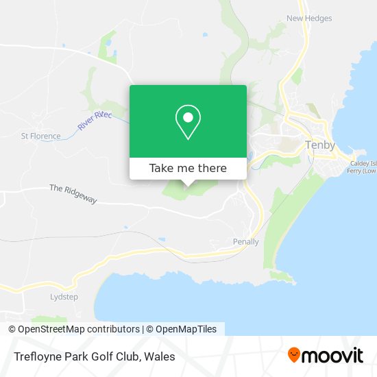 Trefloyne Park Golf Club map