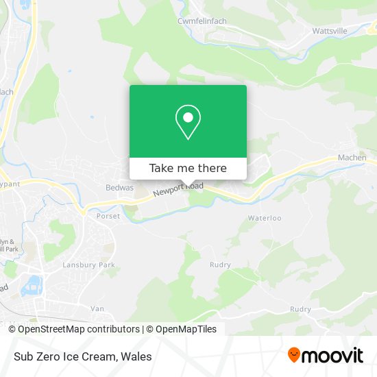 Sub Zero Ice Cream map
