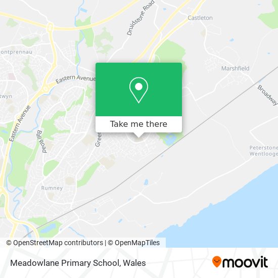 Meadowlane Primary School map