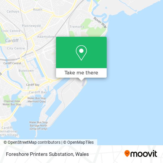 Foreshore Printers Substation map