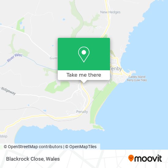 Blackrock Close map