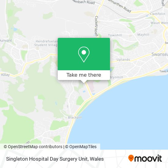 Singleton Hospital Day Surgery Unit map