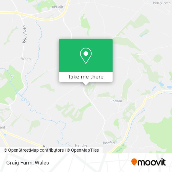 Graig Farm map