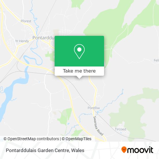 Pontarddulais Garden Centre map