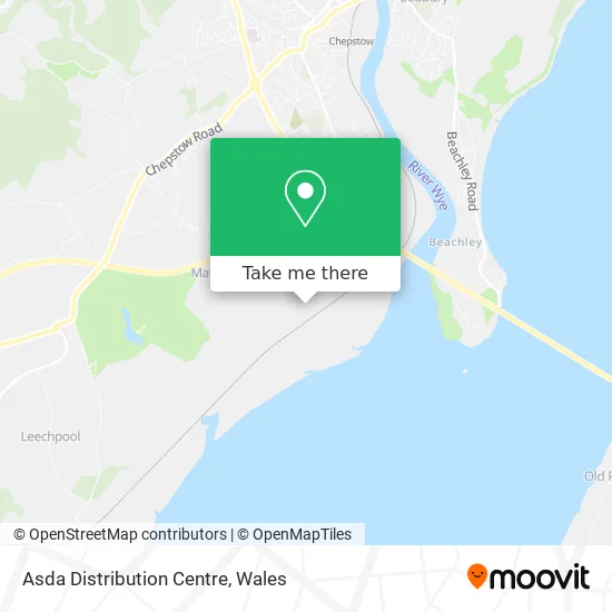 Asda Distribution Centre map