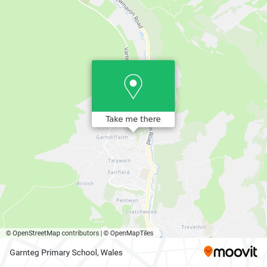 Garnteg Primary School map