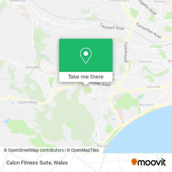 Calon Fitness Suite map