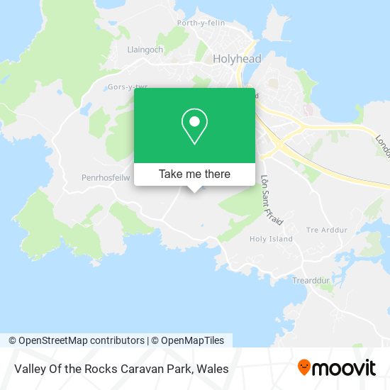 Valley Of the Rocks Caravan Park map