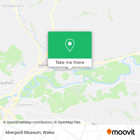 Abergwili Museum map