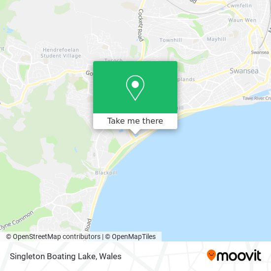Singleton Boating Lake map