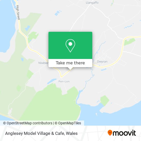 Anglesey Model Village & Cafe map