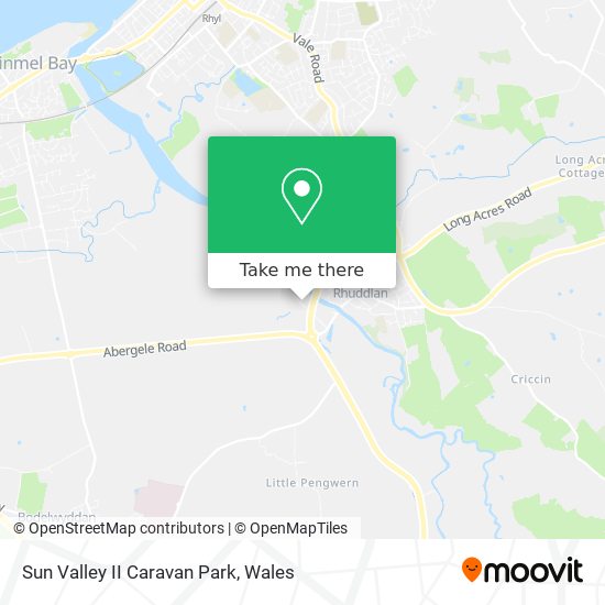 Sun Valley II Caravan Park map