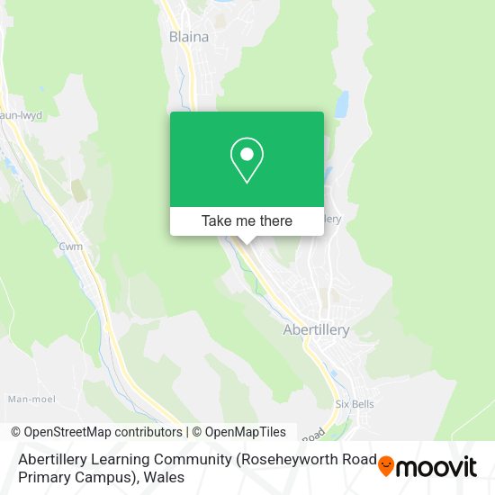 Abertillery Learning Community (Roseheyworth Road Primary Campus) map