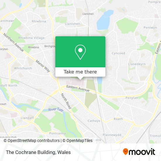 The Cochrane Building map
